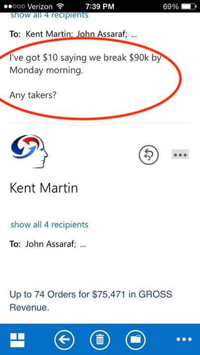 Praxis Email John Assaraf Kent Martin 90k